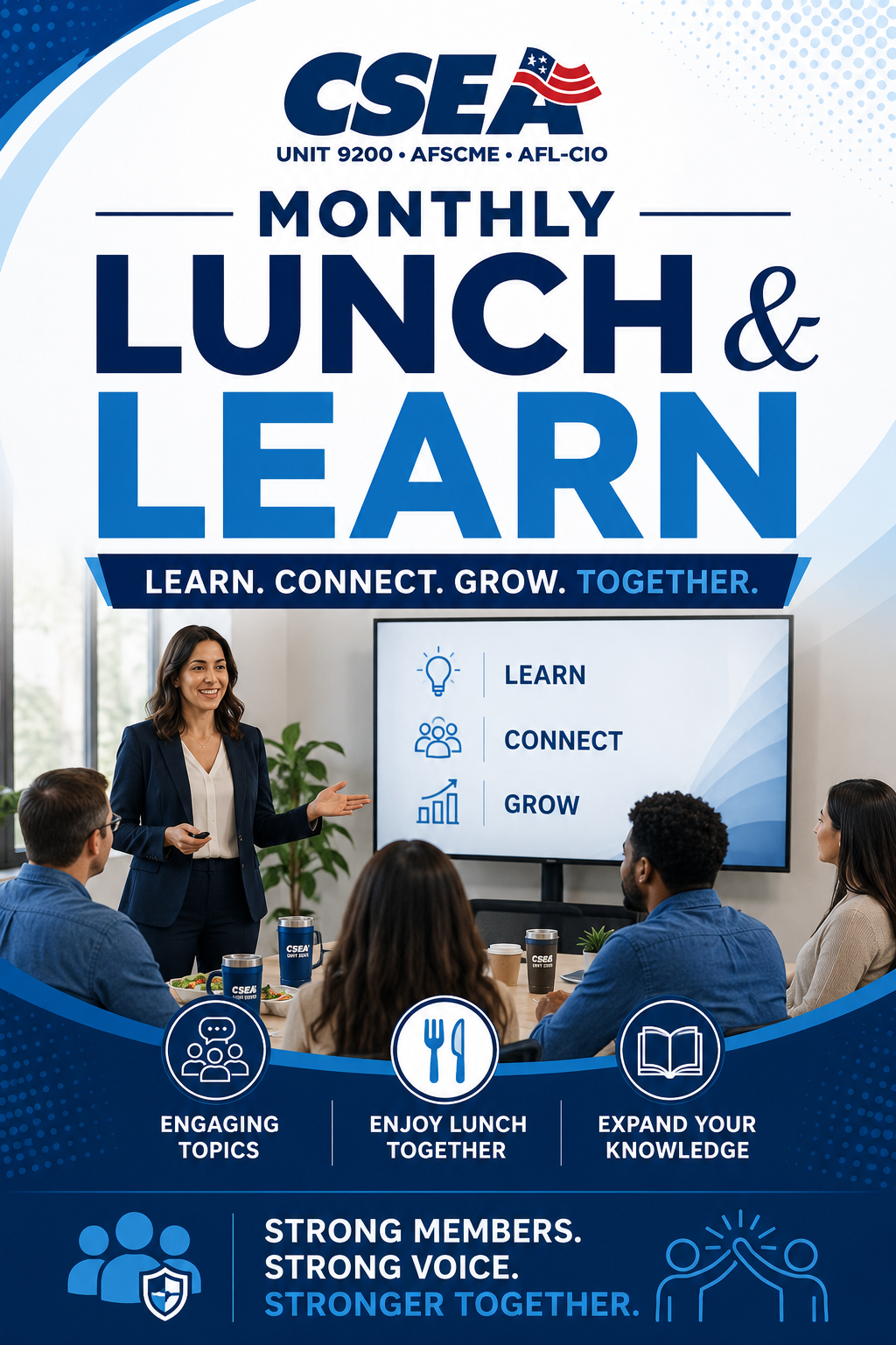 monthly lunch and learn